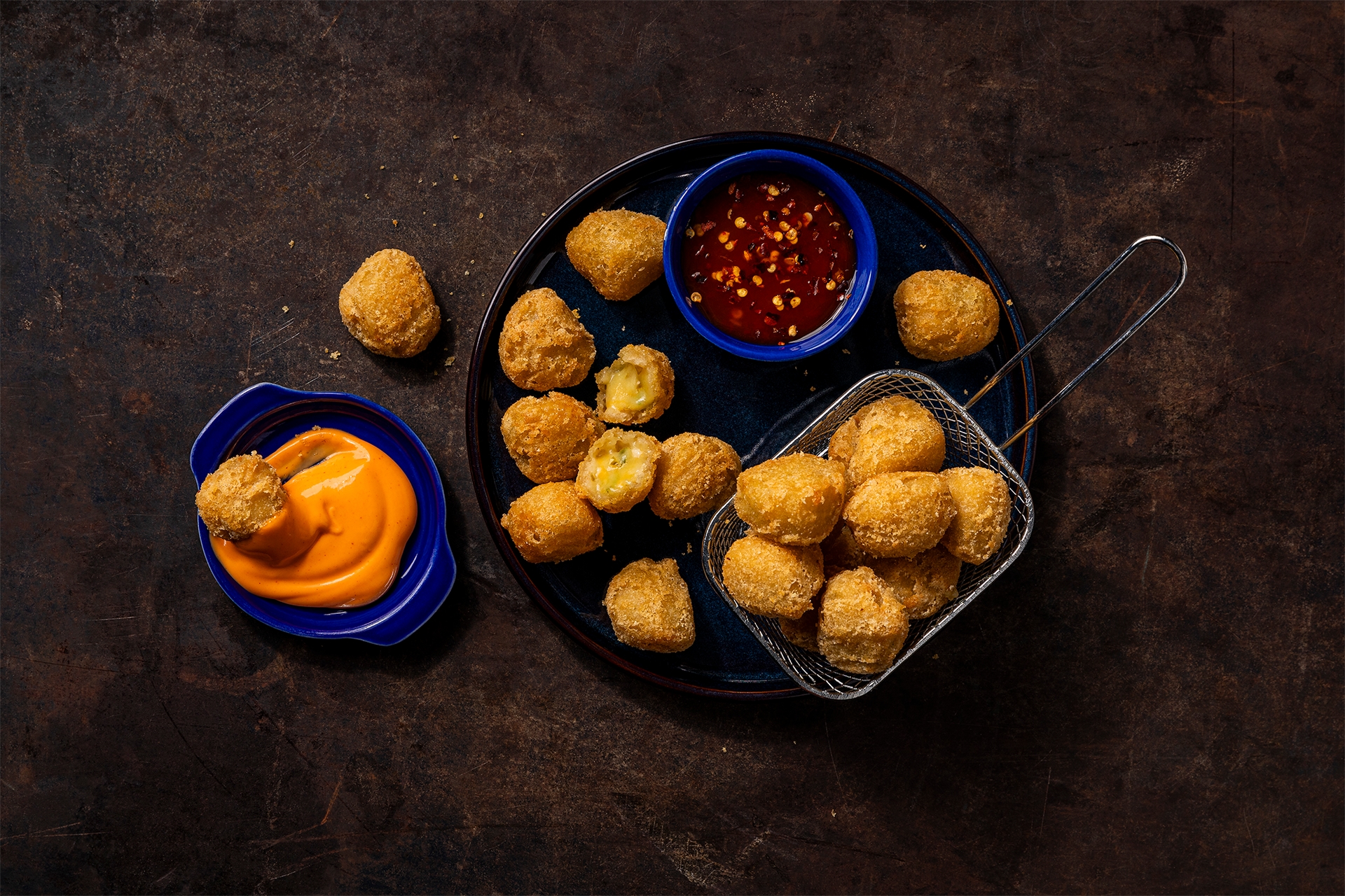 Potato Cheezz snack filling