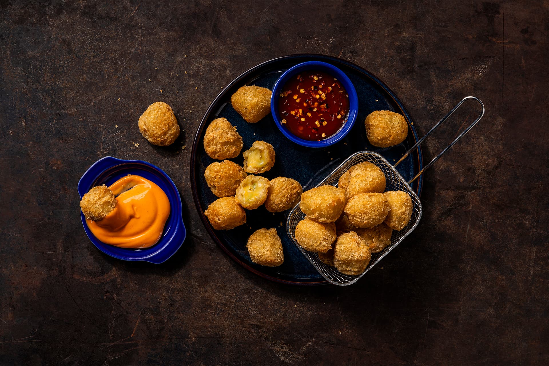 Potato Cheezz snack filling